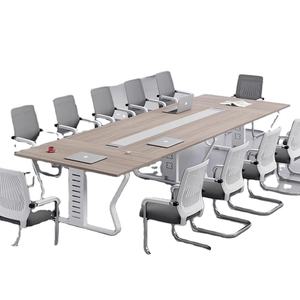 Escritorio de entrenamiento grande y pequeño para oficina de diseño moderno, juego de tiras para sala de conferencias y sillas, venta al por mayor disponible - Product Image 4