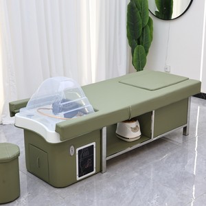 Fauteuil de lavage électrique multifonctionnel Luxmars pour thérapie capillaire, massage thaïlandais et spa des pieds, idéal pour salon et salle de bain - Product Image 6