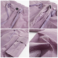 Niko Textile Wrinkle Ripstop 5mm Check Nylon Wasserdichte Daunen jacke Wind breaker Cargo Pant Wind dichter Fallschirm stoff