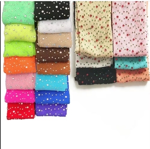 Collant <span class=keywords><strong>a</strong></span> <span class=keywords><strong>Rete</strong></span> Luccicante di Alta Qualità con Diamanti, Perline e Strass, Traspirante e Scintillante - Product Image 1