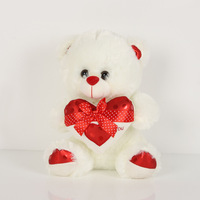 Ours en peluche câlin avec nœud papillon, jouet en peluche doux, cadeau pour la Saint-Valentin, la fête des mères, un anniversaire