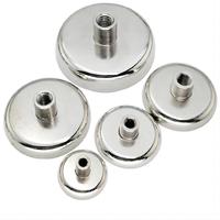 Boulon à filetage interne Bush aimant fort en néodyme Ndfeb matériaux magnétiques puissants aimants de pot de tasse de fixation de vis interne