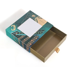Eco Friendly Personalized Jewelry <b>Box</b> Custom Logo Sliding Drawer Paper Cardboard <b>Gift</b> <b>Box</b> for Rings Necklace Bracelet - Product Image 1