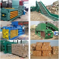 Presse à balles hydraulique 100T 120T pour ferraille, tissus industriels, pailles, tapis, déchets textiles et vêtements usagés