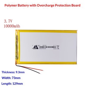 เหมาะสำหรับ 9373129 แบตเตอรี่ลิเธียมโพลิเมอร์ 3.7V เซลล์ 10000mAh พาวเวอร์แบงค์อุปกรณ์แท็บเล็ต - Product Image 3