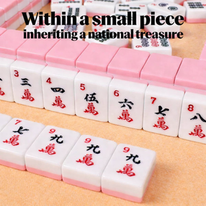 Juego de Mahjong Portátil de Acrílico en Oferta, Fichas de Gelatina Pulidas a Mano, Calidad Profesional de Casino para Clubes Sociales - Product Image 3