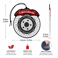Ambientadores de Coche Personalizados al por Mayor con Logotipo, Troquelados, con Múltiples Fragancias, Aroma Duradero, Regalo Promocional, Embalaje para Venta al por Menor