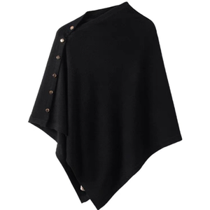 Groothandel 2024 Nieuwe 100% Australian Merino Wol Mijter <span class=keywords><strong>Cape</strong></span> Multi-Functionele Gouden Gesp Buiten Warme <span class=keywords><strong>Cape</strong></span> Voor Vrouwen - Product Image 5