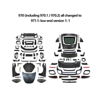 Kits de Carrocería Delantera/Trasera para Tegarry Panamera 970 2010-2016, Material PP de Alta Calidad, 100% Compatible, Fácil Instalación, JHBSJ041