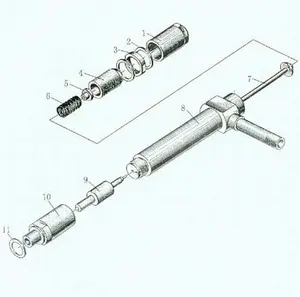 12vb.16.00E fuel injector of Chidong marine engine parts