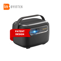 BYINTEK [RECHERCHE DE DISTRIBUTEURS] DLP 750 Lumens R20 Brevet Design Portable Smart Mini Projecteur Batterie Intégrée Avec Poignée