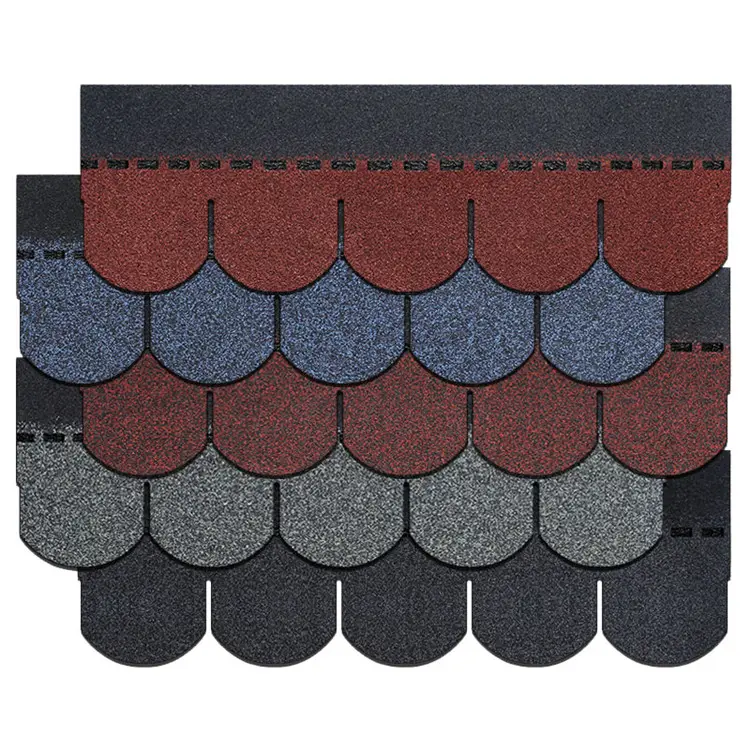 Japanese Roof FISH-SCALE Fiber Asphalt Shingles