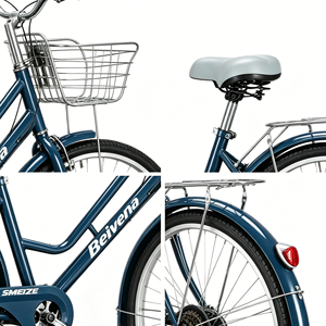 Vélo de ville pour femme adulte, idéal pour la conduite quotidienne en extérieur, fabriqué en Chine, 24/26 pouces, Youle-r - Product Image 2