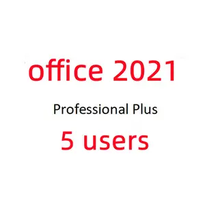 Office 2021 Professional Plus 5 Users Key 5 PC 100% Online Activation Office 2021 Pro Plus License Key Send by Ali Chat