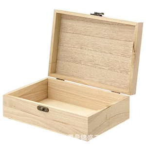 Caja de Almacenamiento de Madera de Paulownia, Rectangular, Apilable, para Regalos y Manualidades, Grosor Personalizable, Caja de Madera Maciza - Product Image 3