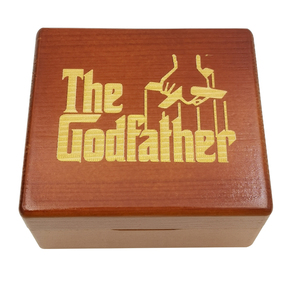 Boîte à musique Le Père Noël, <span class=keywords><strong>film</strong></span> célèbre, luxe, bois rouge massif sculpté, cadeau musical spécial pour la famille, fête d'anniversaire - Product Image 2