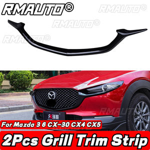 Moldura Decorativa para Parrilla de Mazda 3, Color Negro Brillante, para Mazda 3 Axela 6 Atenza CX-30 CX4 CX5 - Product Image 2