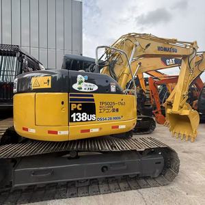 Excavatrice Komatsu PC138US d'occasion, pelle sur chenilles Komatsu PC138 de 13 tonnes d'occasion pour la construction routière - Product Image 4