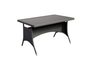 Tất cả thời tiết <span class=keywords><strong>PE</strong></span> mây ngoài trời ăn uống đặt nóng bán Stackable ghế Tempered Glass bảng 4/6 chỗ ngồi cho Patio vườn - Product Image 6
