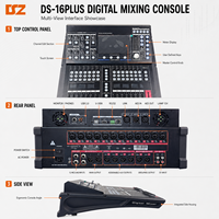 Mezclador de Audio y Video Digital Profesional de 16 Canales DSZ DS-16PLUS Serie RDM con Entradas XLR, Salidas USB, Consola de Mezcla Estéreo