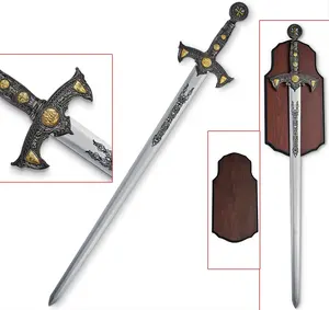 Средневековое Европейское оружие Реплика из нержавеющей стали Рыцари Тамплиер меч