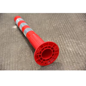 75CMフレキシブルボラード交通安全赤 & 白<span class=keywords><strong>PU</strong></span>警告ポスト - Product Image 5