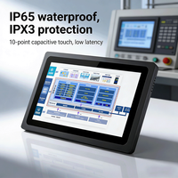 Panel PC Táctil Industrial de 10.4 y 21.5 Pulgadas, IP65 Resistente al Agua, Sin Ventilador, Windows, Android, Linux, Monitor Industrial Integrado para Montaje en Pared