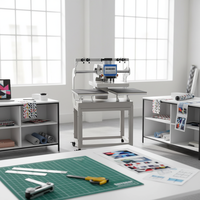 Presse à chaud infrarouge double station à glissière verticale YA-6040C pour l'impression multicolore de vêtements et t-shirts