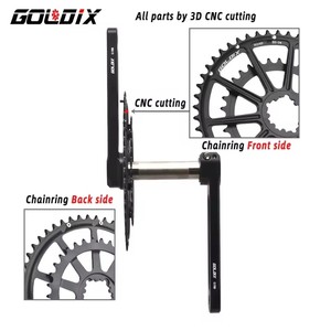 GOLDIX Vélo de route Manivelle <span class=keywords><strong>50</strong></span>/<span class=keywords><strong>34</strong></span> & 53/39T Double plateau de <span class=keywords><strong>pédalier</strong></span> - 20/22 vitesses Transmission intégrée - Product Image 4