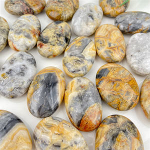 Prezzo di fabbrica spirituale guarigione pietra di agata pazza pietra di palma accettare la personalizzazione per la meditazione - Product Image 2