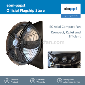 Ventilador axial EC ebmpapst W3G910-KV12-03/F01 para enfriamiento en seco, ventilación de fábricas y talleres industriales, para ESS - Product Image 2