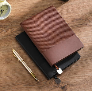 Agenda A5 Personalizzata a Doppio Materiale con Copertina Rigida a Righe, 100 Fogli, Stile Business, in Pelle PU, per Ufficio e Scuola - Product Image 3