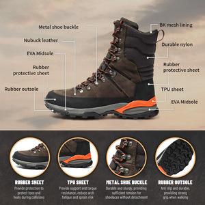 Offres Spéciales Chaussures de <span class=keywords><strong>chasse</strong></span> à col haut imperméables légères Jungle pour hommes - Product Image 3