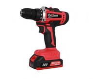 Perceuse sans fil 20V, couple de 45 N.m, perceuse rechargeable à deux vitesses, avec fonction d'impact, perceuse électrique pour le bricolage, le bois, le métal, usage domestique