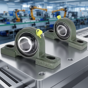 Rodamiento <span class=keywords><strong>de</strong></span> Bloque <span class=keywords><strong>de</strong></span> Soporte con Brida <span class=keywords><strong>de</strong></span> Hierro Fundido <span class=keywords><strong>de</strong></span> 25mm, UCP205, Lubricado con Grasa, Precisión P6 - Product Image 2