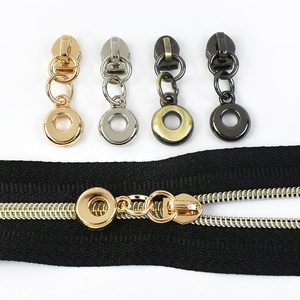 For KY245 3# Metal <strong>Zipper</strong> Sliders for Bags Jackets &amp; Clothes-DIY <strong>Replacement</strong> <strong>Zippers</strong> - Product Image 5