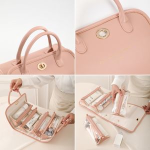 กระเป๋าเครื่องสำอาง <span class=keywords><strong>NFS</strong></span> Luxury Storage สำหรับผู้หญิง วัสดุ PU กันน้ำ ดีไซน์เฉพาะตัว ซิปปิด จุของได้เยอะ - Product Image 5