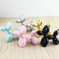 Figurine de chien ballon de dessin animé, décoration de gâteau DIY, pour table de fête, ornement d'intérieur réutilisable