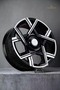 168 Tùy Chỉnh 17-24 Inch 5X112 Tùy Chỉnh Màu Đen Máy Mặt Xe Buýt Giả Mạo Bánh Xe Thích Hợp Cho Cuộn Royce Cullinan BB Phiên Bản Ma - Product Image 6