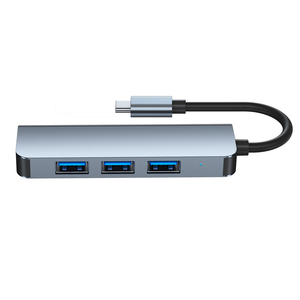 Hub USB 3.0 Type C 4 en 1 avec LED pour ordinateur portable Macbook, prend en charge les disques durs, les clés USB, les lecteurs de cartes, le clavier et la souris - Product Image 4