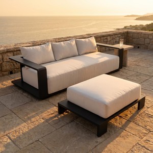 Ensemble de canapés de jardin de luxe, 1 place et 3 places - Product Image 4