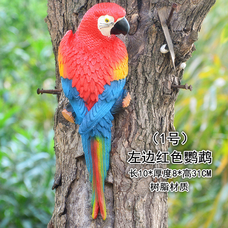 No. 1 red left parrot