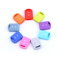 Étui de protection souple en silicone pour télécommande de clé de voiture Opel à deux boutons, personnalisable avec logo, marque RYHX