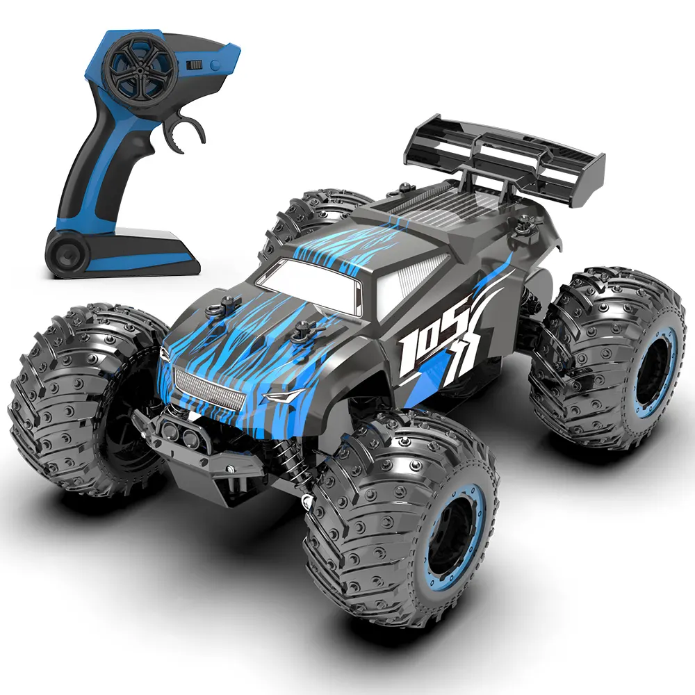 JJRC Q105-Coche de alta velocidad de 2,4 ghz, vehículo todoterreno de escalada con pies grandes, coche de control remoto para niños