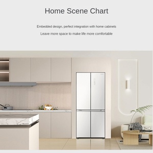 Home Appliance Large Capacity Side-by-Side Stainless Steel <b>Refrigerator</b> for Hotels and Use Low Noise 360L New Side-by-side Stain - Product Image 6