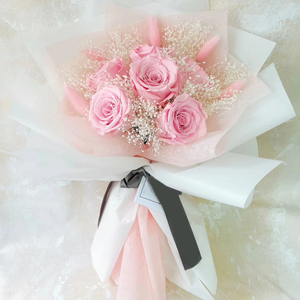 Ramo <span class=keywords><strong>de</strong></span> <span class=keywords><strong>flores</strong></span> <span class=keywords><strong>de</strong></span> rosas preservadas <span class=keywords><strong>de</strong></span> color rosa claro con seis rosas eternas Regalo <span class=keywords><strong>de</strong></span> <span class=keywords><strong>flores</strong></span> <span class=keywords><strong>para</strong></span> el Día <span class=keywords><strong>de</strong></span> San Valentín Día <span class=keywords><strong>DE</strong></span> LA MADRE <span class=keywords><strong>Cumpleaños</strong></span> - Product Image 1