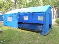 Camping Cube 6.4 Yaz Kamuflajı/Arazi Oyunu İçin Dönüştürülebilir 10' Düz Bacaklı Tente Çadırı Kraliyet Mavisi Tek Katmanlı 2000-3000mm