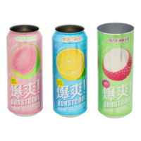 Usine de canettes en aluminium imprimées de 200 ml, 250 ml, 330 ml, 500 ml avec impression personnalisée pour les boissons gazeuses, la bière et les boissons énergisantes