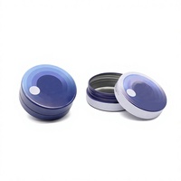 Boîte en métal ronde résistante aux enfants avec fermeture à torsion, boîte de rangement sécurisée, emballage personnalisé