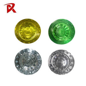 2025 राजमार्ग चिंतनशील बिल्ली की आंख वाली कांच की सड़क को रबर कटोरे के साथ स्टड ग्लास कर्बस्टोन रोड स्टड - Product Image 2